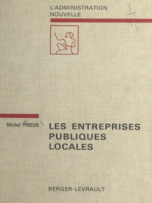 cover image of Les entreprises publiques locales